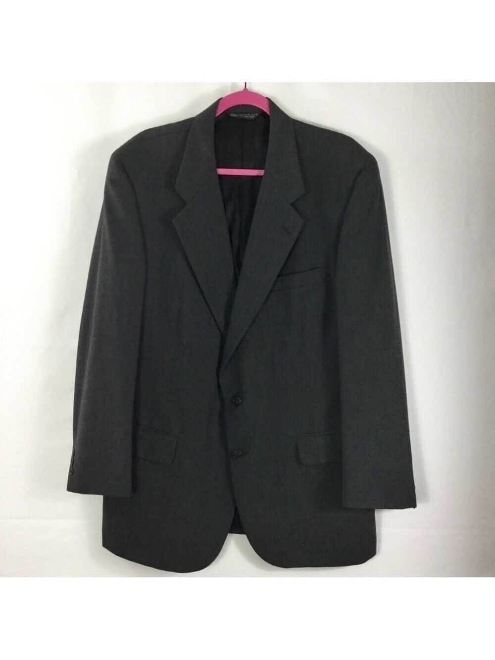 DIOR Le Connoisseur Vintage Union Made Pure Wool Dark Gray Sport Coat